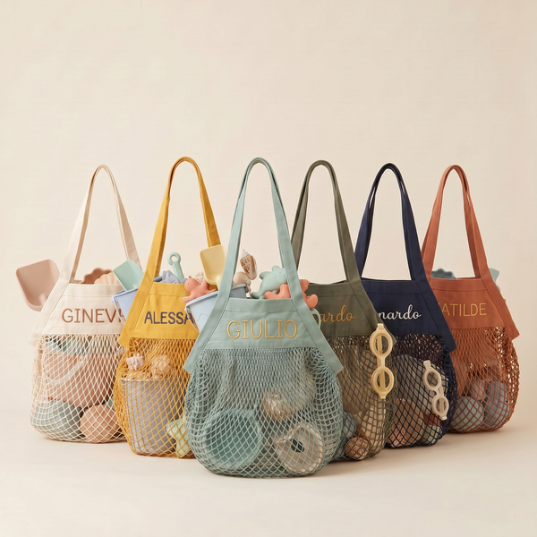 Borsa Rete Mare Personalizzata Con Nome