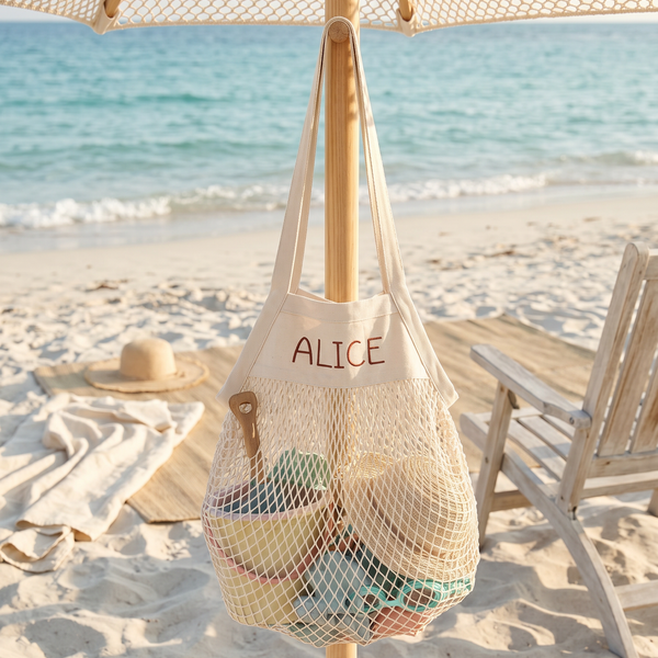 Borsa Rete Mare Personalizzata Con Nome