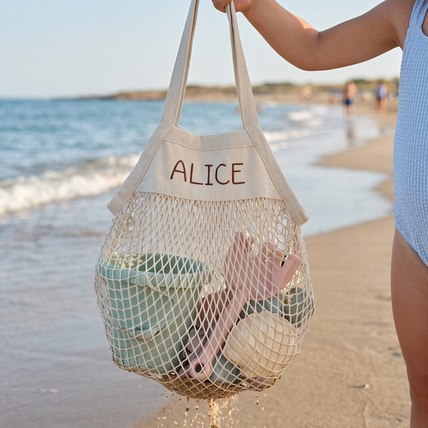 Borsa Rete Mare Personalizzata Con Nome