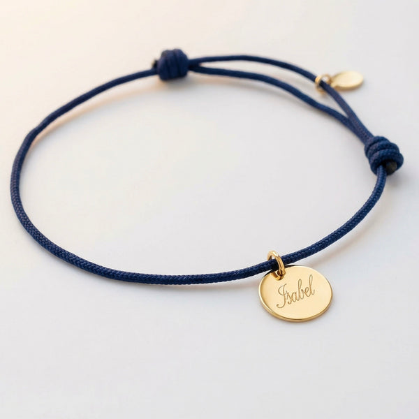 Bracciale Cordoncino Unisex Personalizzato Con Nome - Infants