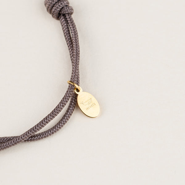 Bracciale Cordoncino Personalizzazione Nome e Cuore - Infants