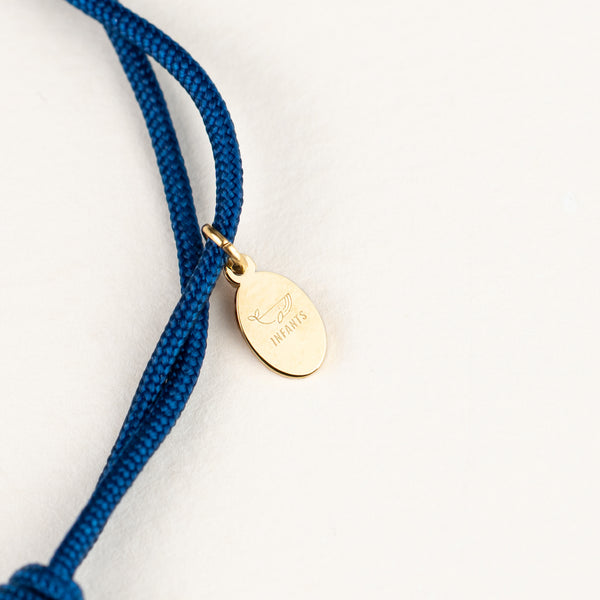 Bracciale Cordoncino Personalizzato con Iniziali e Data - Infants