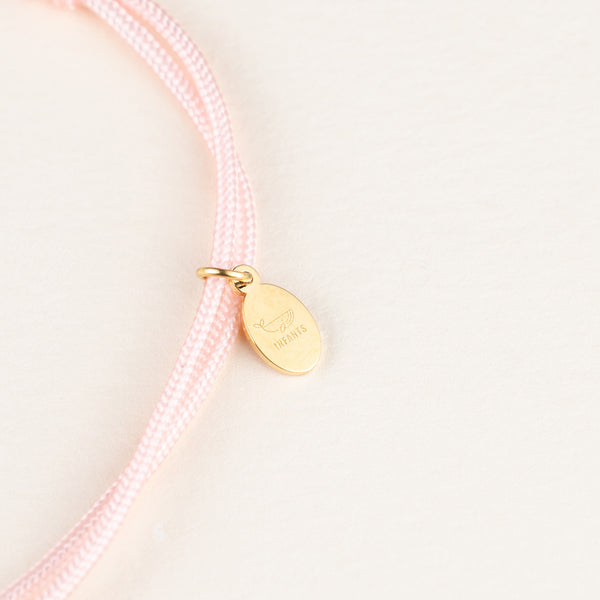 Bracciale Cordoncino Personalizzazione Nome e Cuore - Infants