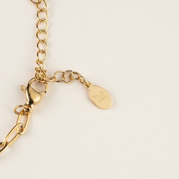 Bracciale Link Personalizzato Iniziale - Infants