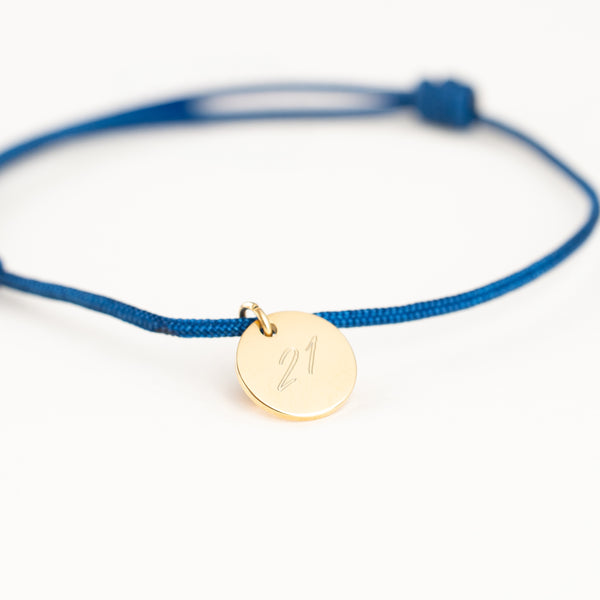 Bracciale Cordoncino Personalizzato Con Numero Speciale - Infants