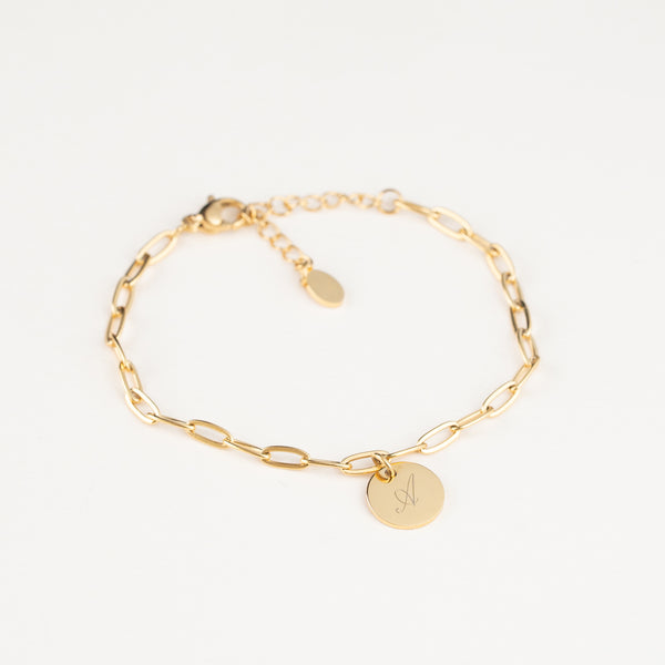 Bracciale Link Personalizzato Iniziale - Infants