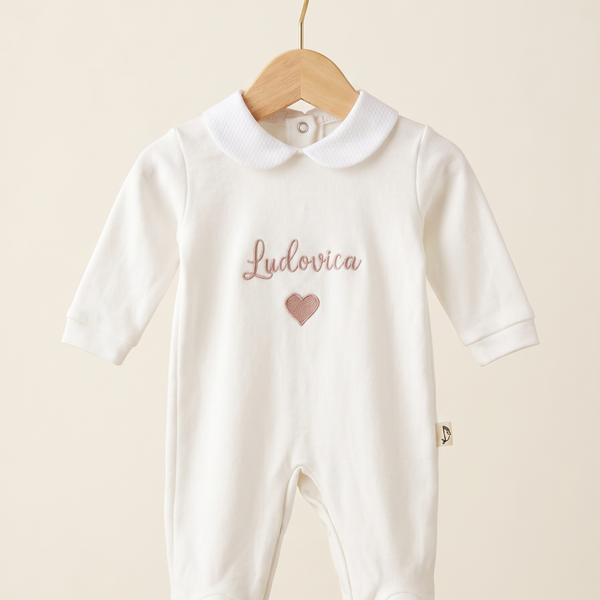 Tutina Cotone Collezione Nome Personalizzato
