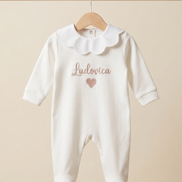 Tutina Cotone Collezione Nome Personalizzato