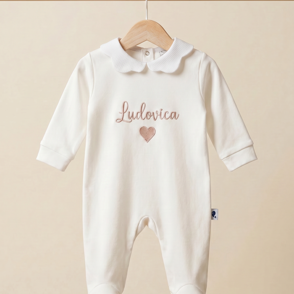 Tutina Cotone Collezione Nome Personalizzato
