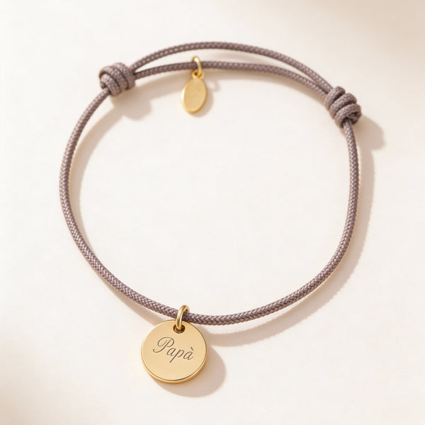 Bracciale Cordoncino Personalizzazione Papà - Infants