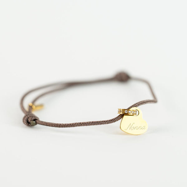Bracciale Cordoncino Personalizzazione Nonna - Infants
