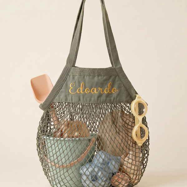 Borsa Rete Mare Personalizzata Con Nome
