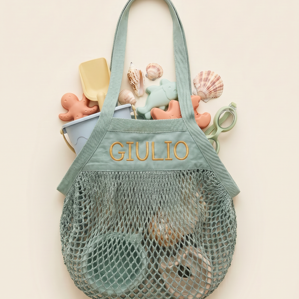 Borsa Rete Mare Personalizzata Con Nome
