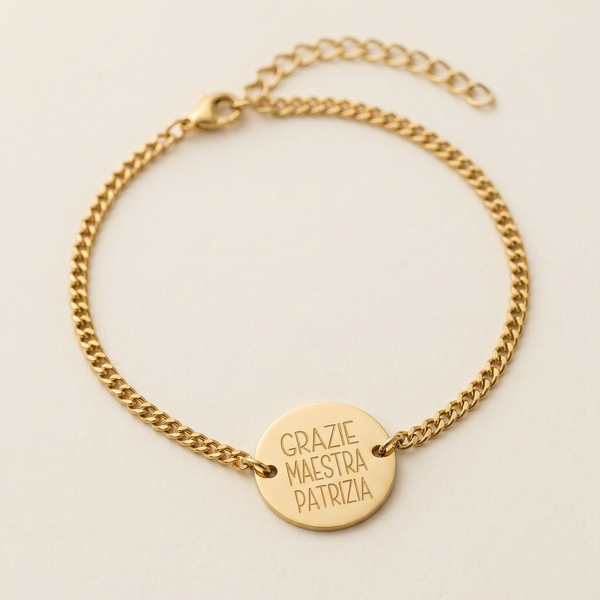 Bracciale Catena Personalizzato Maestra - Infants