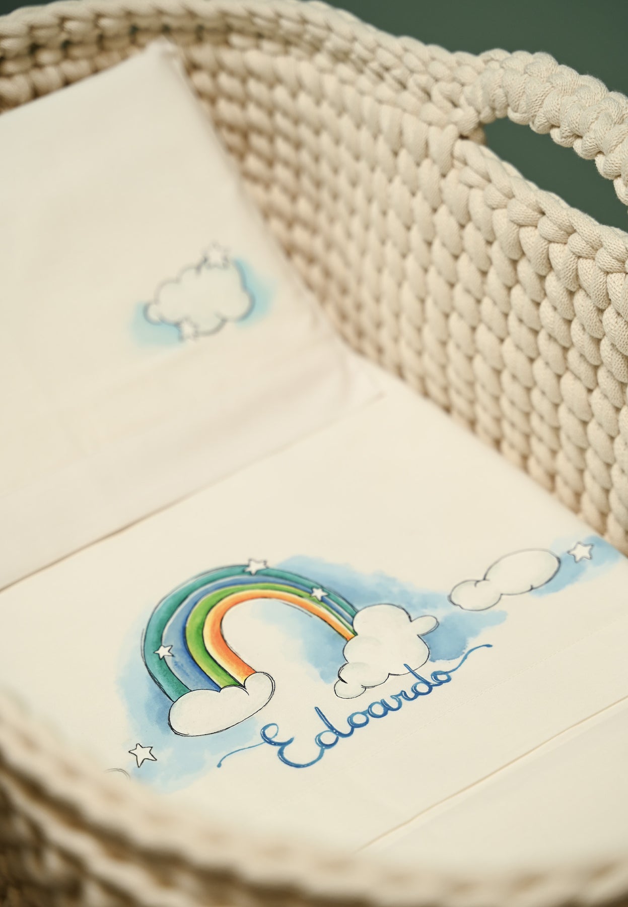 Set Lenzuola Arcobaleno Per Bambini 4 Pezzi - Doppio Con Angoli 135x200+40cm - Microfibra Multicolore - Foto 8