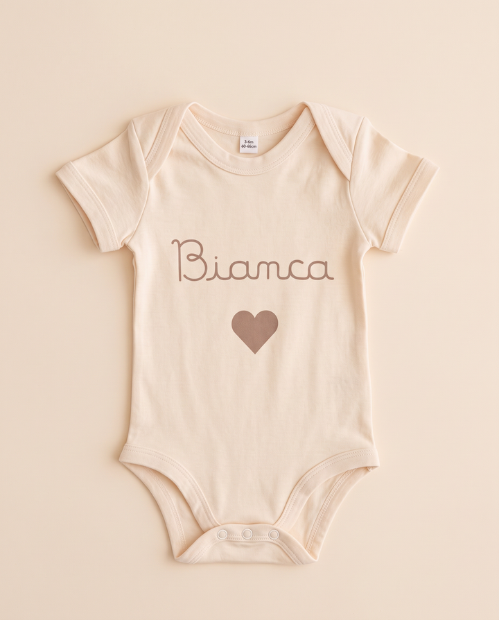 Body Stampa Collezione Nome Personalizzato