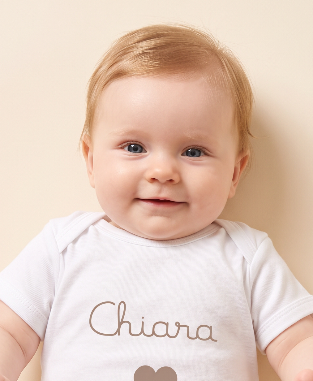Body Stampa Collezione Nome Personalizzato