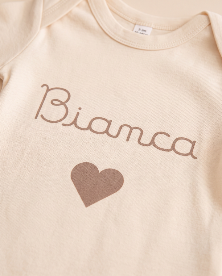 Body Stampa Collezione Nome Personalizzato