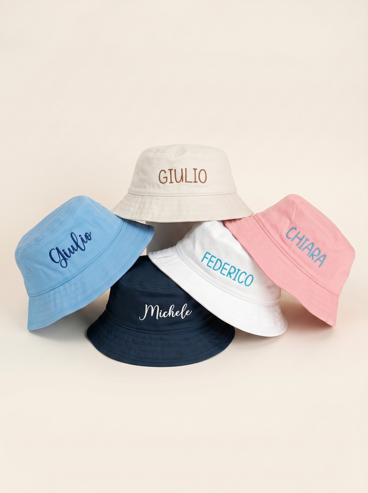 Cappellino Mare Personalizzato per Bambini - Made in Italy