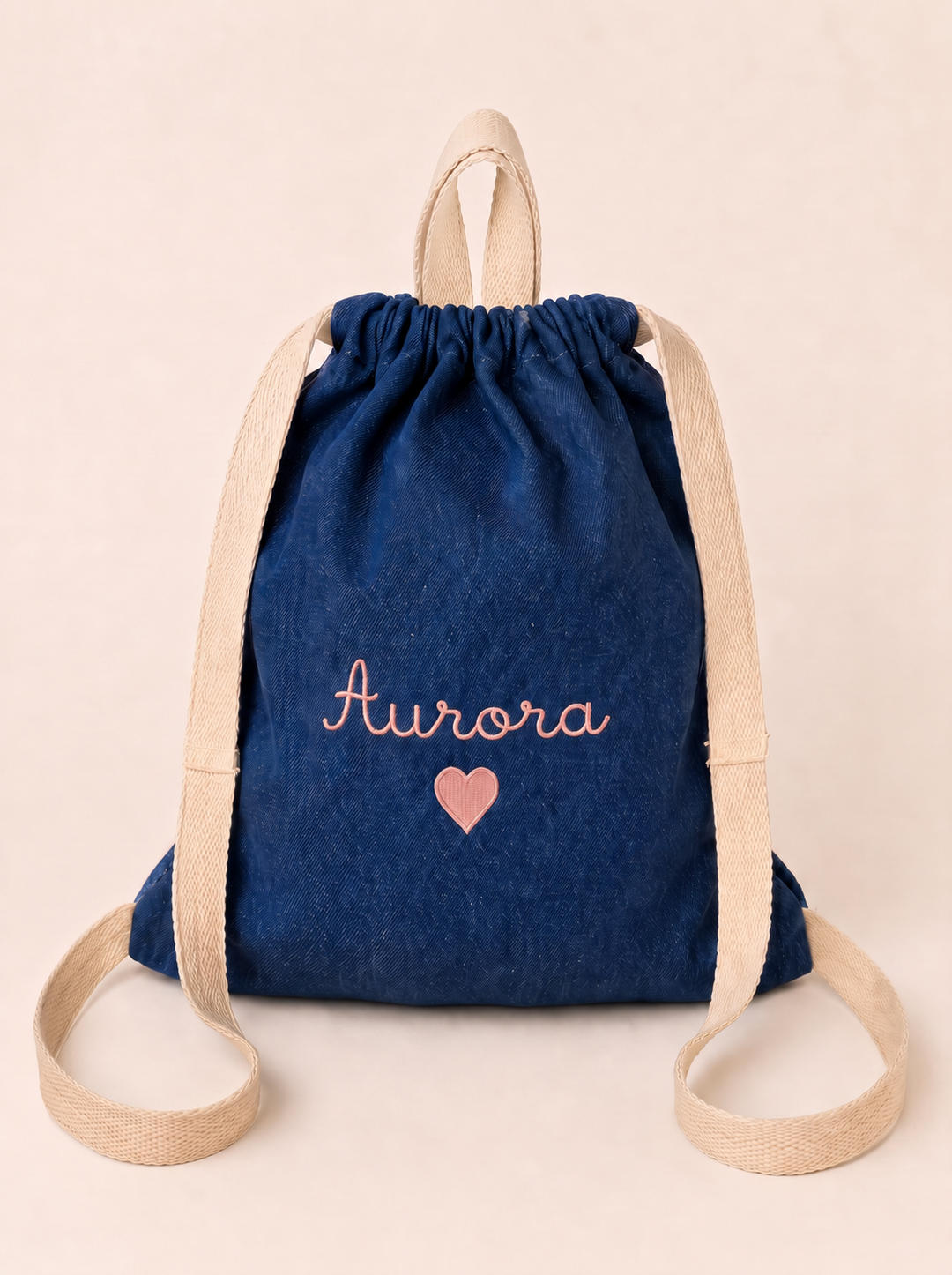 Sacca Scuola Denim Personalizzata