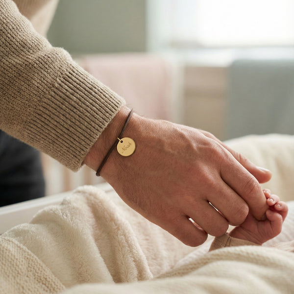 Bracciale Cordoncino Unisex Personalizzato Con Nome - Infants