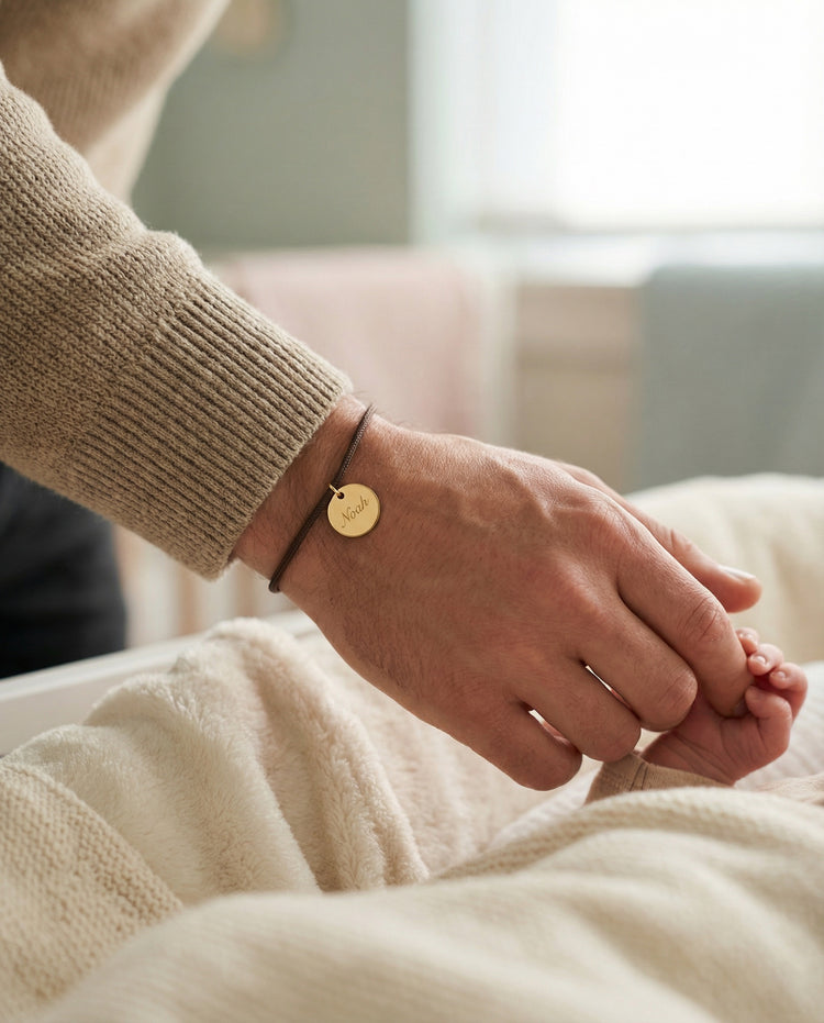 Bracciale Cordoncino Unisex Personalizzato Con Nome - Infants