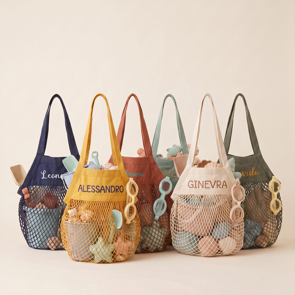 Borsa Rete Mare Personalizzata Con Nome