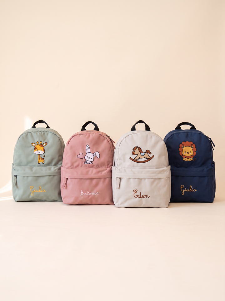 Zainetto Personalizzato Ricamo Eco-Friendly