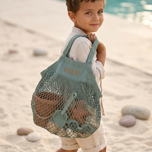 Borsa Rete Mare Personalizzata Con Nome