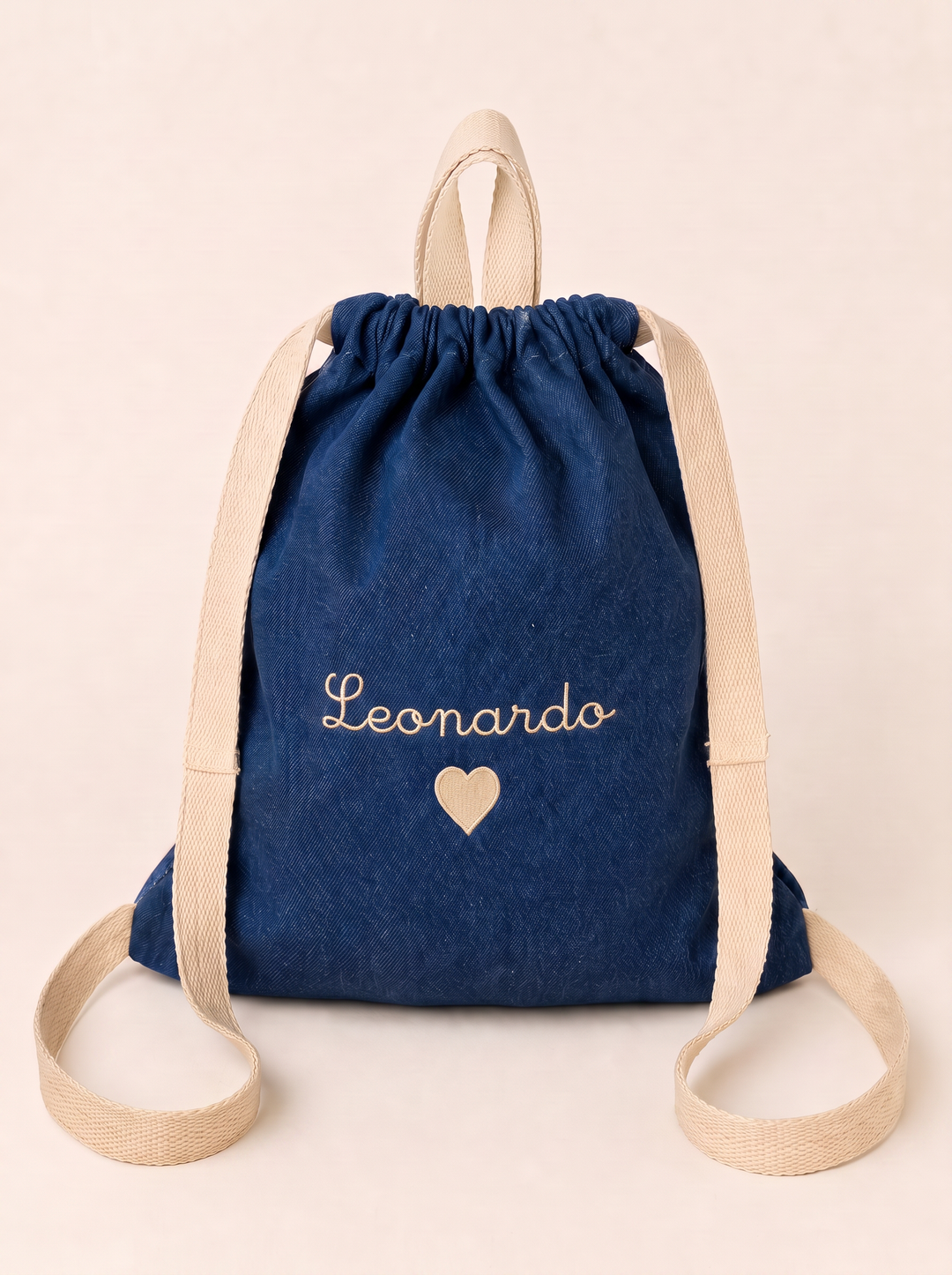 Sacca Scuola Denim Personalizzata