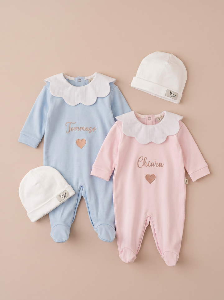 Box Tutina in cotone e Cappellino