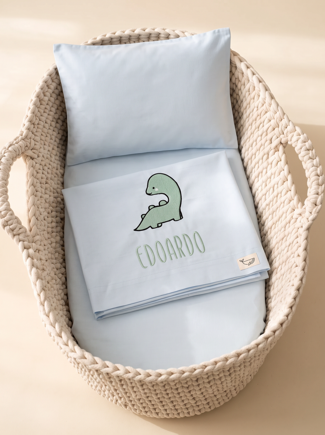 Set lenzuola ricamate in Cotone Design Personalizzato