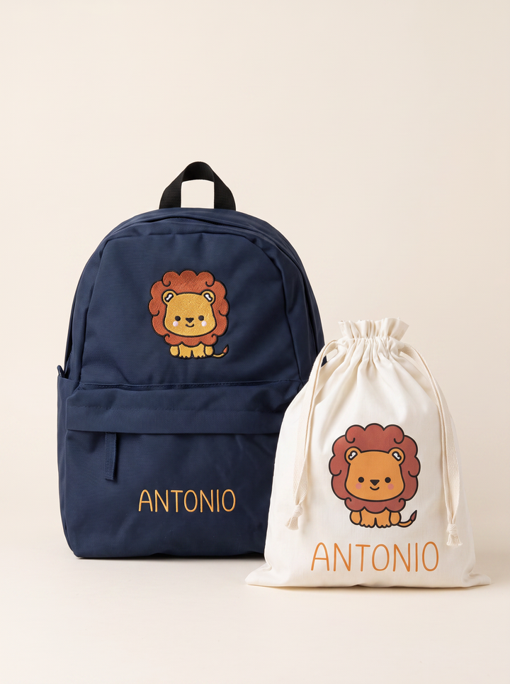 Zainetto Personalizzato Ricamo Eco-Friendly