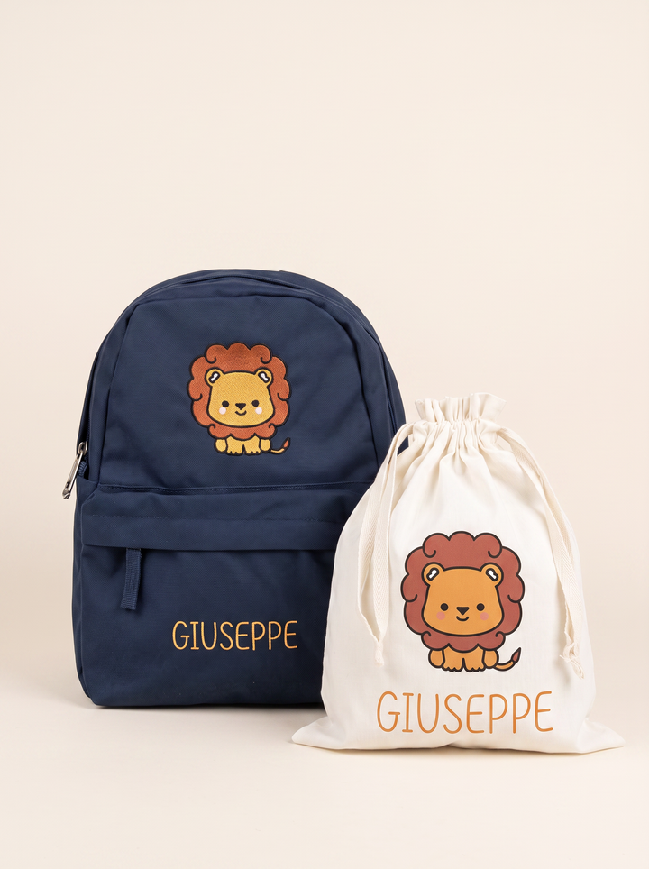 Zainetto Personalizzato Ricamo Eco-Friendly