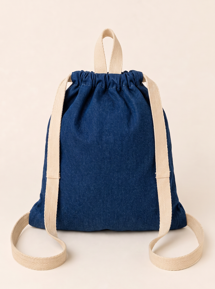 Sacca Scuola Denim Personalizzata