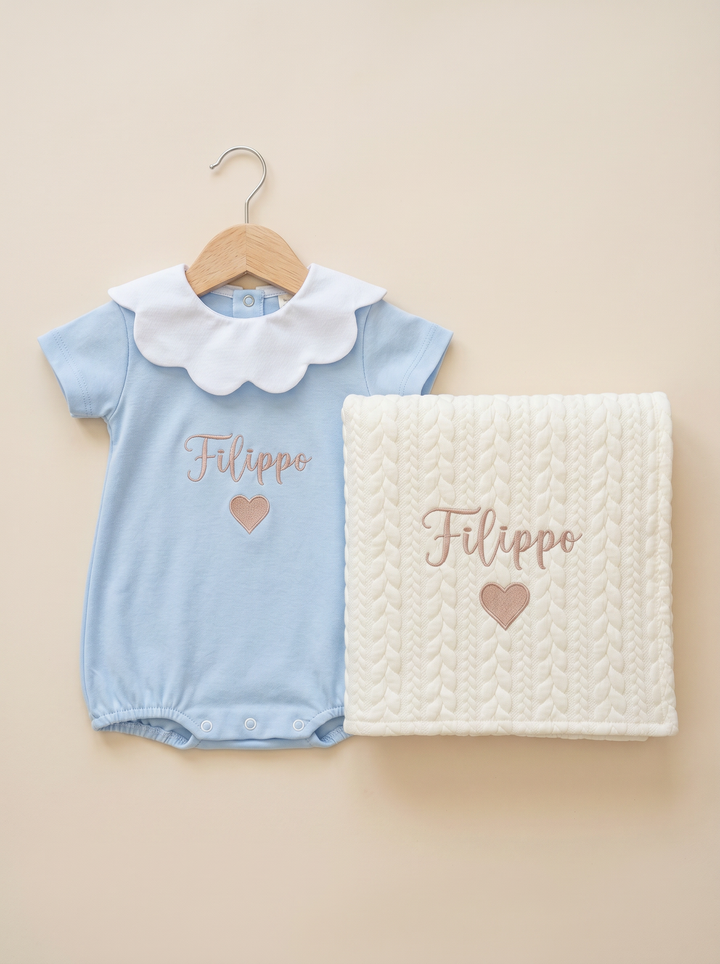Box Pagliaccetto in cotone e Copertina