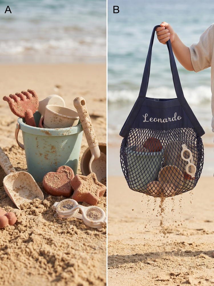 Borsa Rete Mare Personalizzata Con Nome