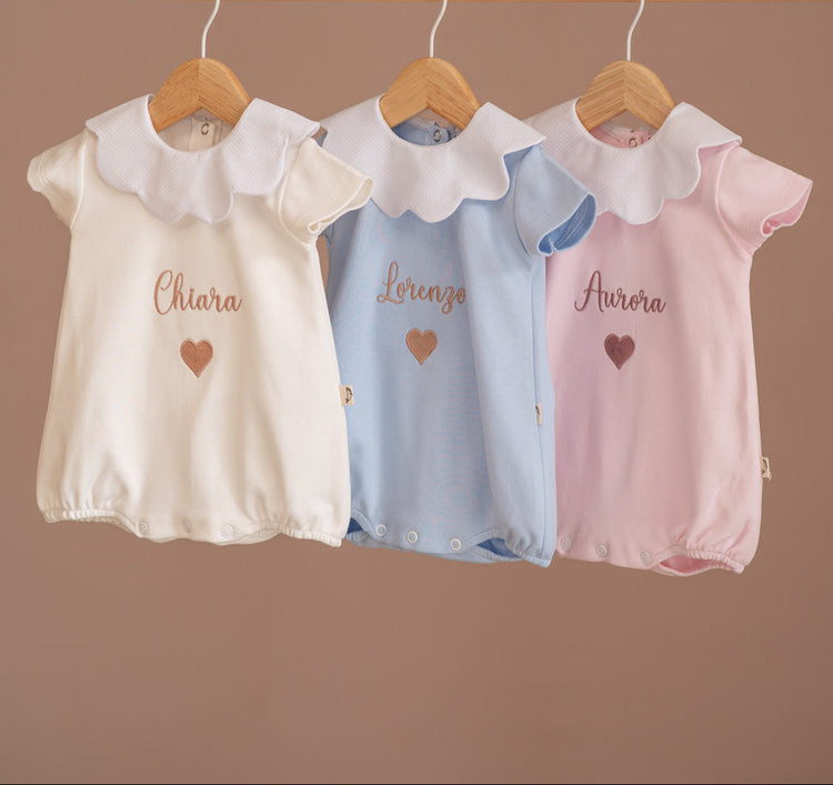 Pagliaccetto Cotone Collezione Nome Personalizzato