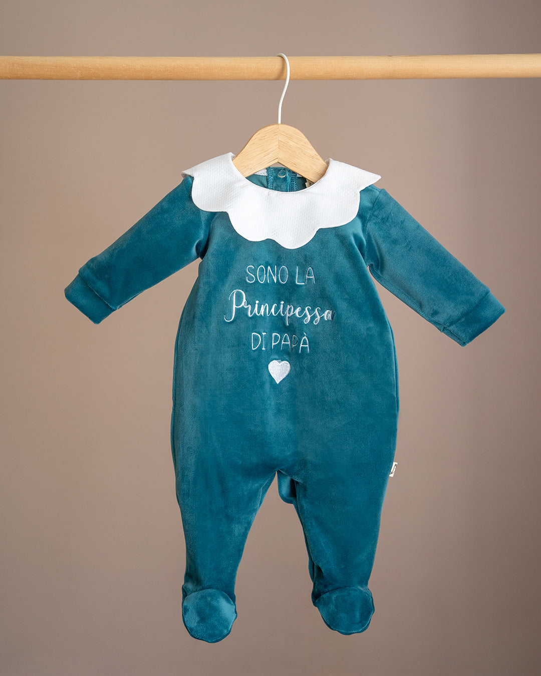 Tutina in ciniglia con Dedica personalizzata Infants Store