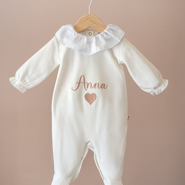 Tutina Cotone Collezione Nome Personalizzato