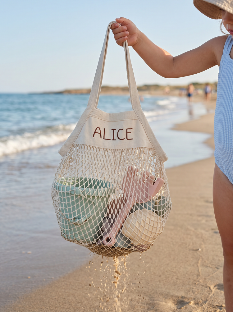 Borsa Rete Mare Personalizzata Con Nome
