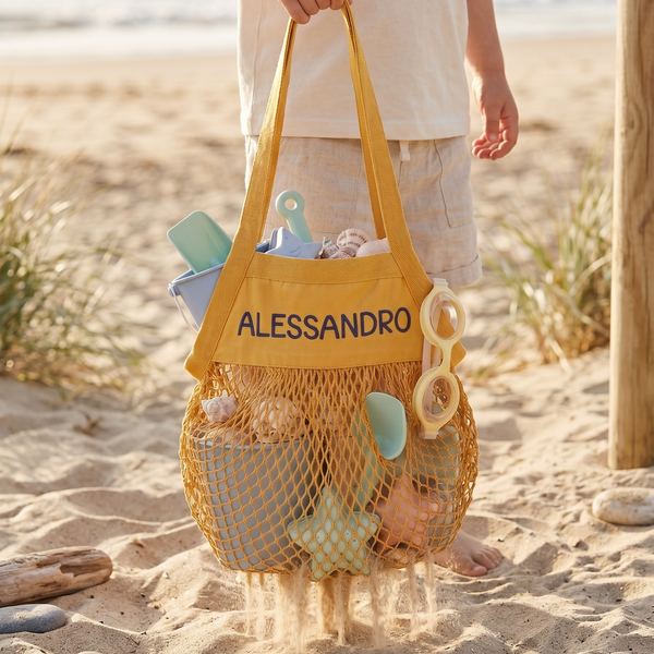 Borsa Rete Mare Personalizzata Con Nome