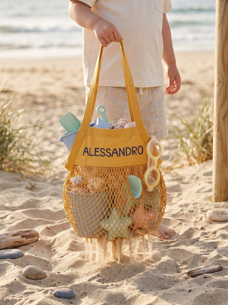Borsa Rete Mare Personalizzata Con Nome