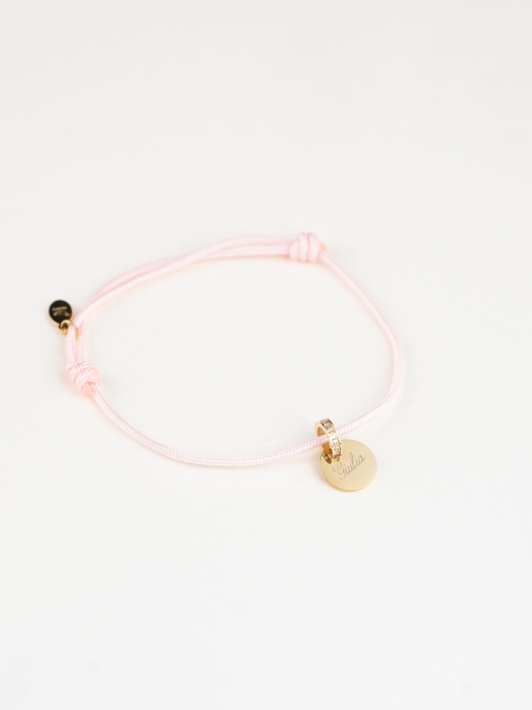 Bracciale Cordoncino Unisex Personalizzato Con Nome - Infants