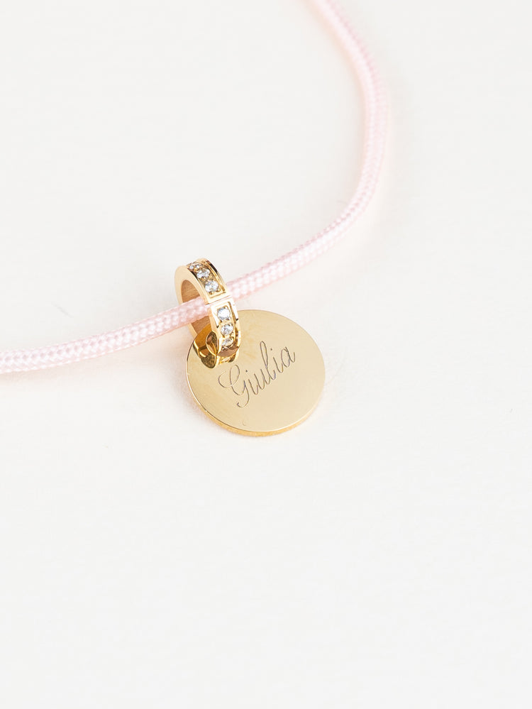 Bracciale Cordoncino Unisex Personalizzato Con Nome - Infants