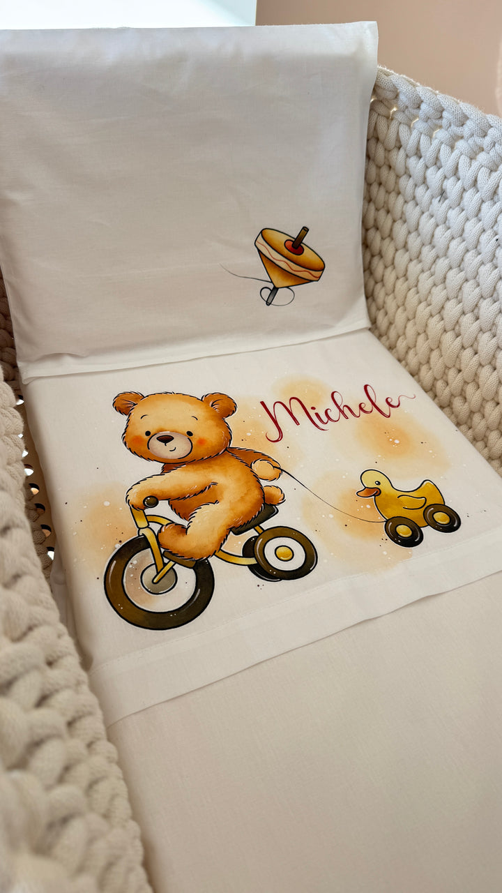 Set lenzuola Orsetto con papera