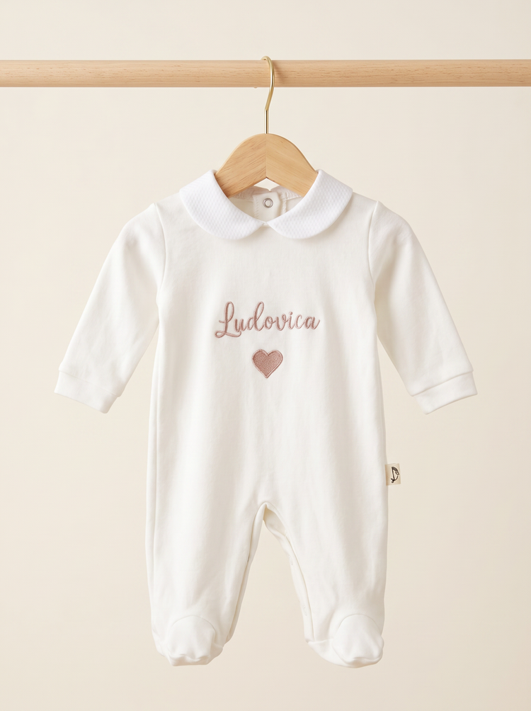 Tutina Cotone Collezione Nome Personalizzato