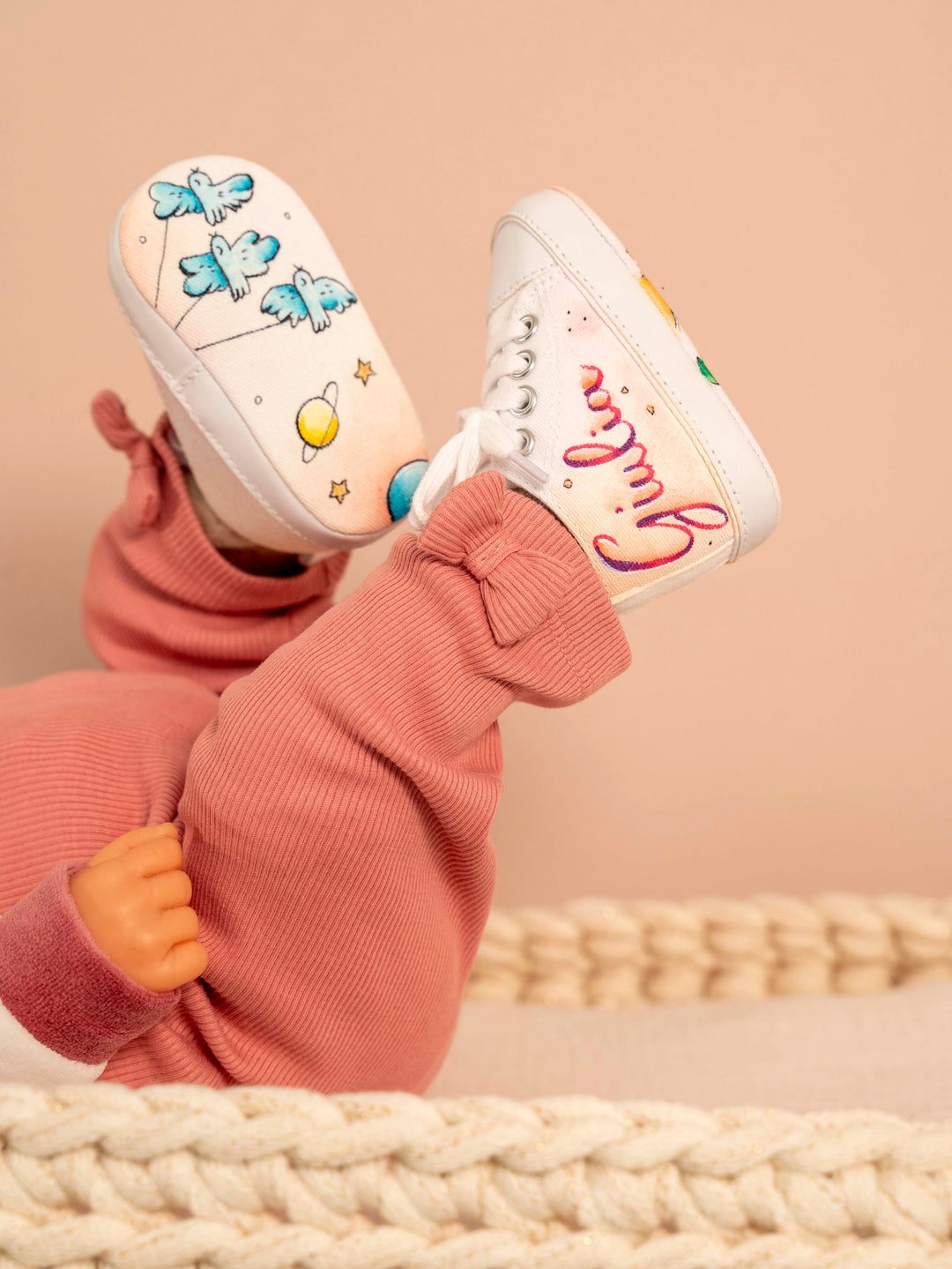 Scarpe Personalizzate Scarpine Neonato Da Dipingere Scarpine Per