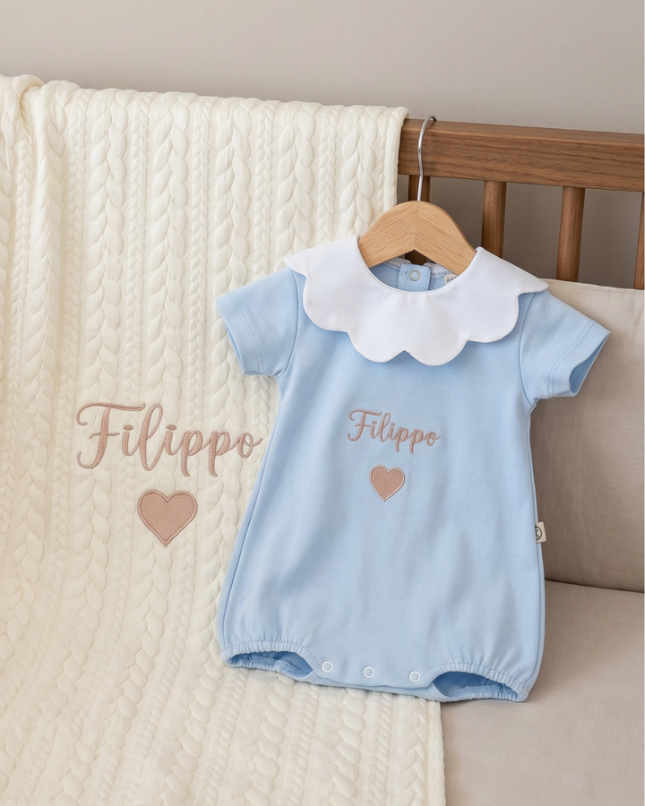 Box Pagliaccetto in cotone e Copertina