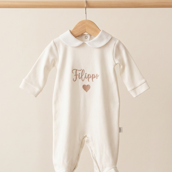 Tutina Cotone Collezione Nome Personalizzato